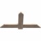 Ekena Millwork Eugene Smooth Timber Gable Bracket, Douglas Fir, 48"W x 24"H x 1 1/2"D x 5 1/2"F, 12/12 Pitch GBW048X24X0206EUG00SDF - alternate 3
